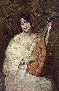 Lady with a Mandolin Alden J Weir